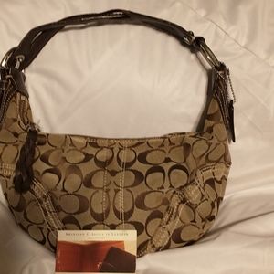 Beautiful signature  Coach hobo bag